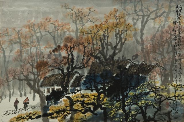 作品(牧石  桐林秋色)的圖檔，共1張