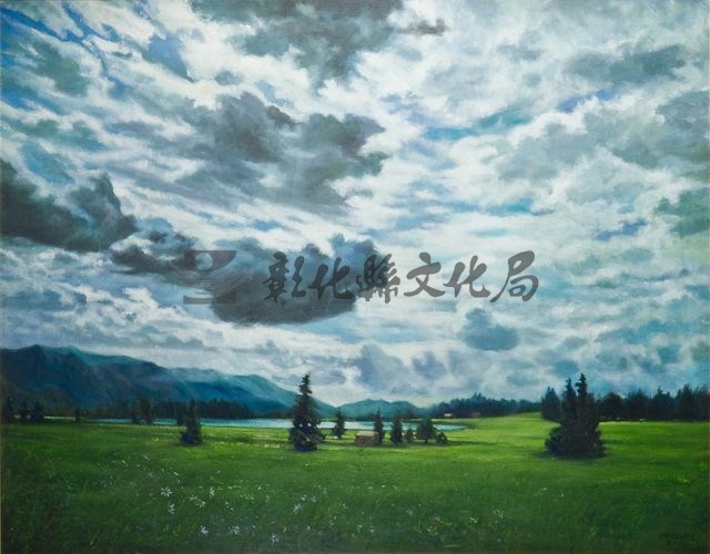 作品(南德平原-油畫作品)的圖檔，共1張