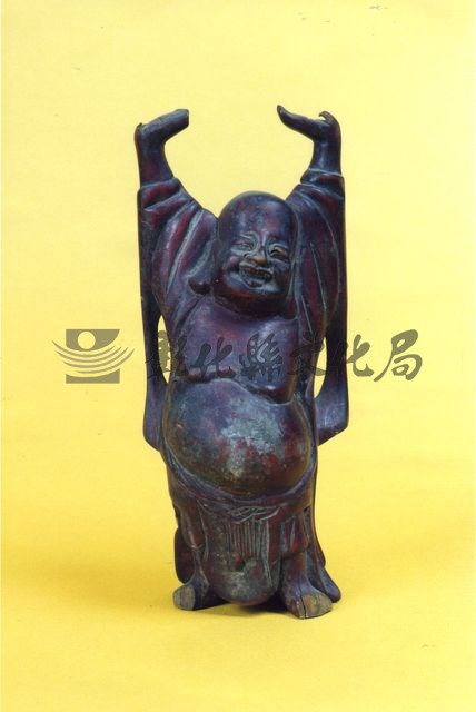 作品(雕木彌勒佛)的圖檔，共1張