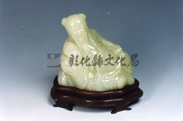 作品(白玉漢鍾離人像)的圖檔，共1張