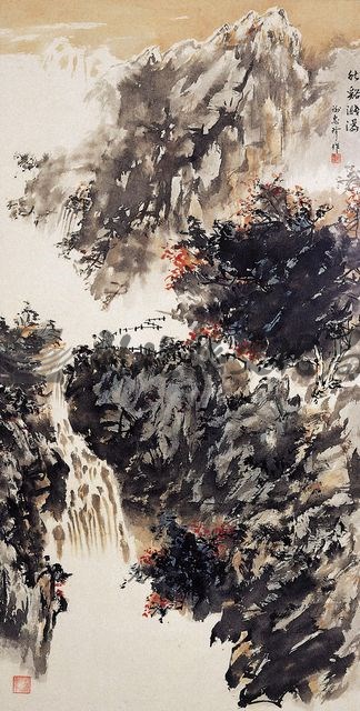 作品(謝惠珍  秋谿濺瀑)的圖檔，共1張