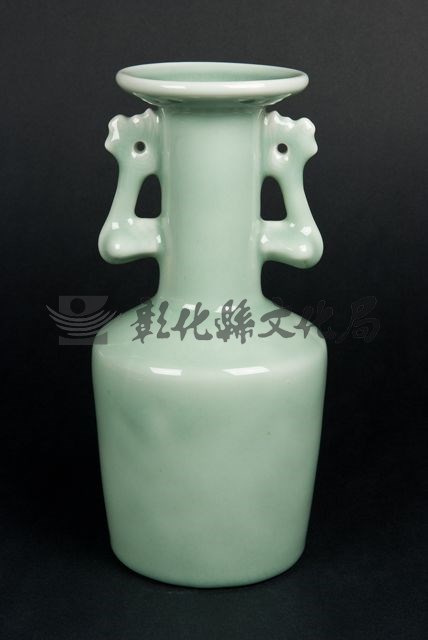 作品(仿宋龍泉窯青瓷 鳳耳瓶)的圖檔，共2張